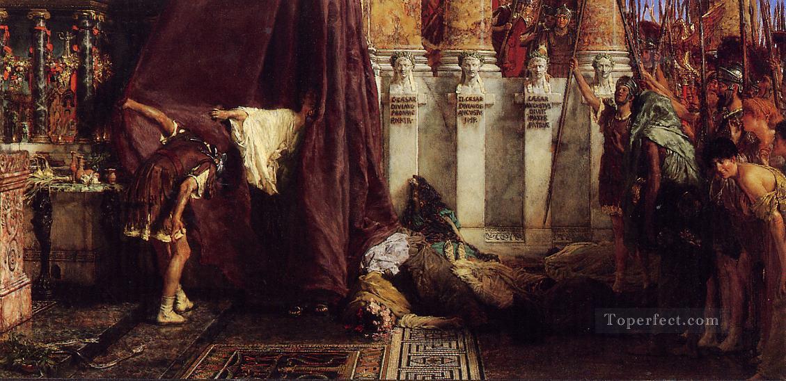Ave Caesar Io Saturnalia Romantic Sir Lawrence Alma Tadema Oil Paintings